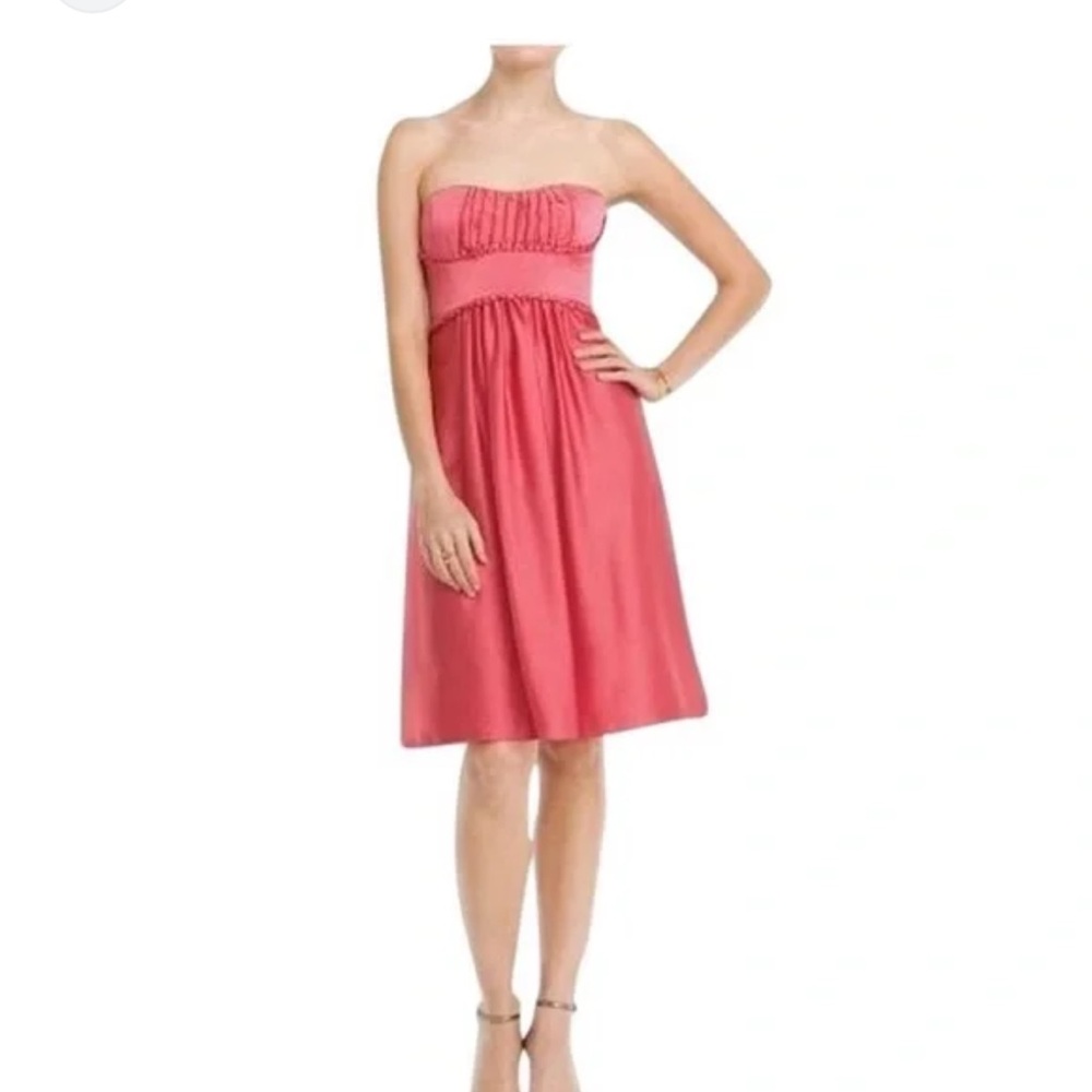 BCBG Maxazria Coral Strapless Dress